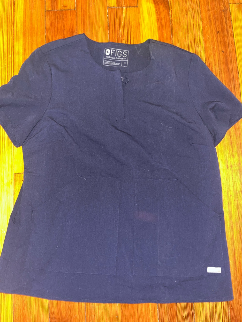 FIGS Navy limited edition scrub top medium